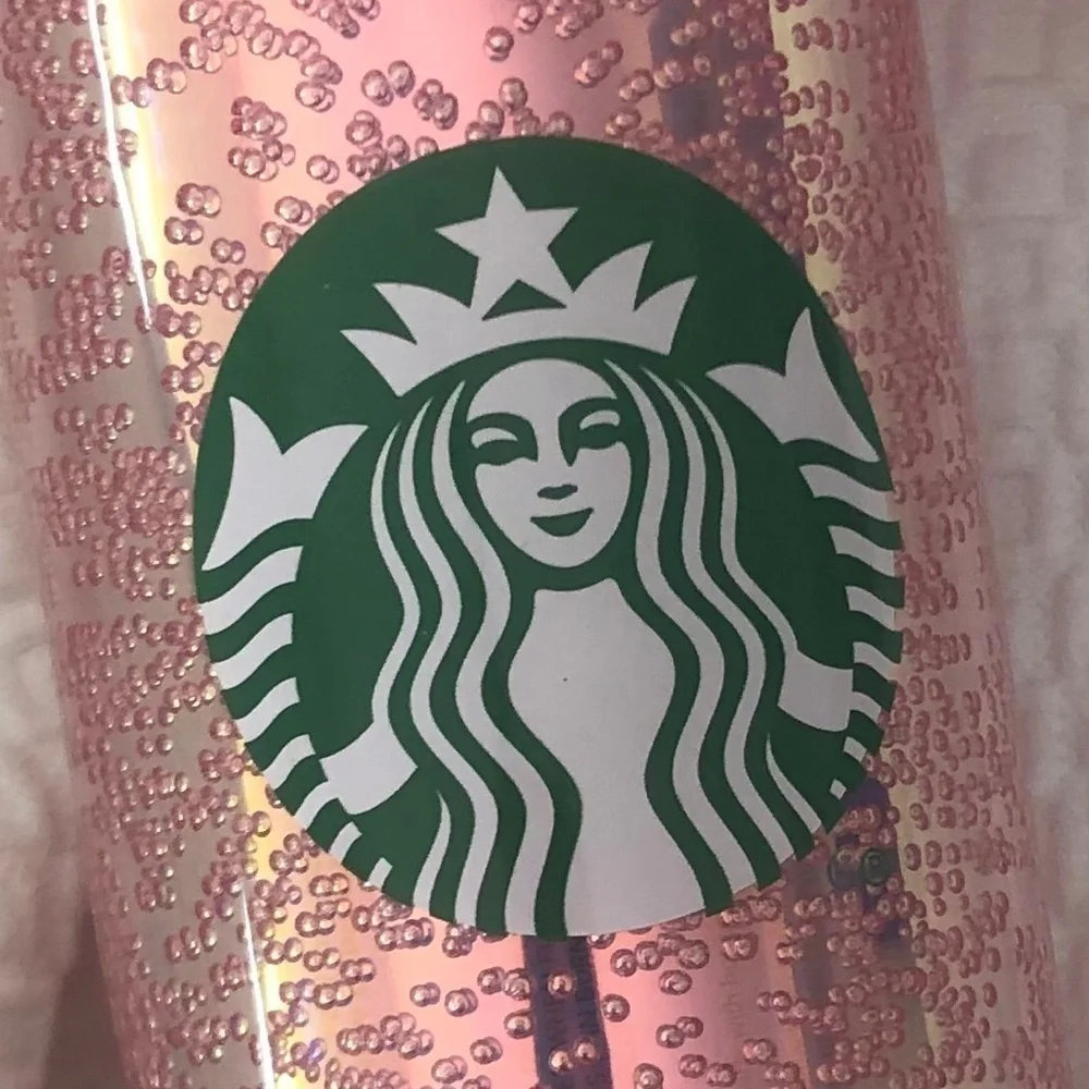 Starbucks Pink Bubbles Christmas Tumbler